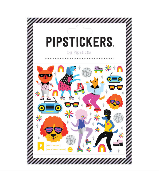 Pipsticks Sticker // Disco Doggies