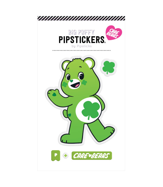 Pipsticks Big Puffy Sticker // Good Luck Bear