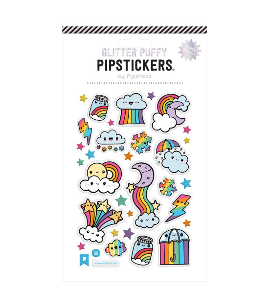 Pipsticks Puffy Sticker // Cloudbursts