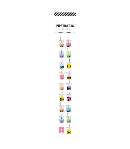 Pipsticks Minis Sticker // Boba Tea
