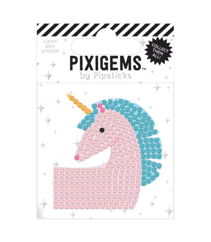 Pipsticks Pixigem Sticker // Eunice Unicorn