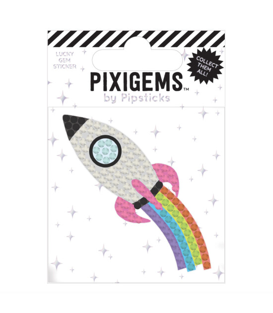Pipsticks Pixigem Sticker // Rocky Rocket