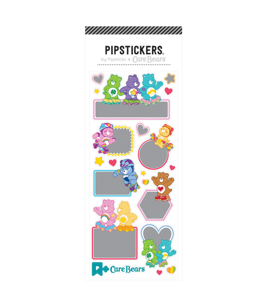 Pipsticks Scratch-off Sticker // Care Bears Wheels In Motion
