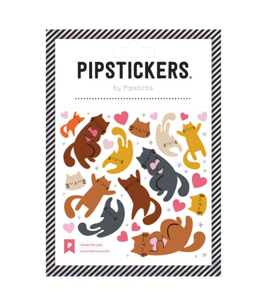 Pipsticks Sticker // Feline The Love
