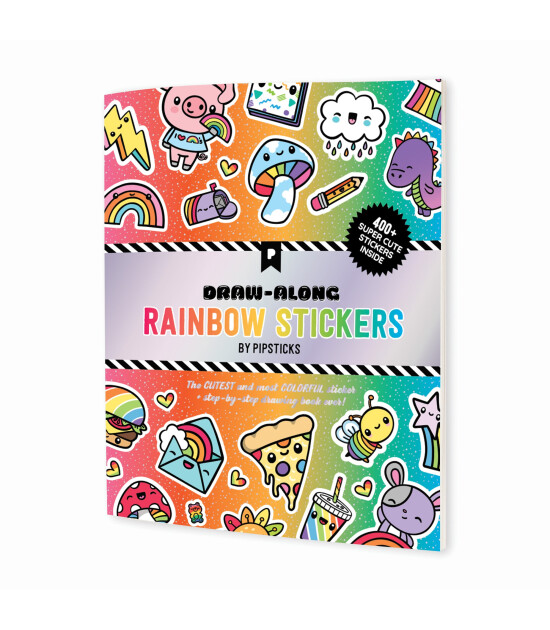 Pipsticks Draw-Along Sticker // Rainbow Stickers