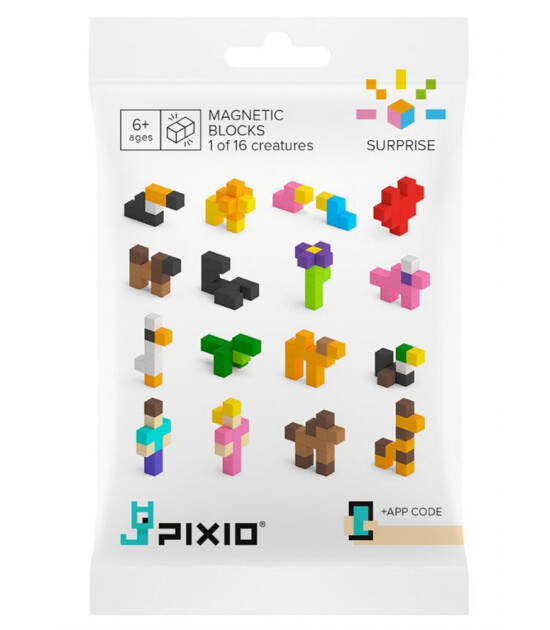 Pixio İnteraktif Mıknatıslı Manyetik Blok Oyuncak // Surprise