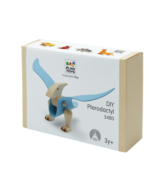 Plantoys Ahşap Kendin Yap Set // Pterodactyl