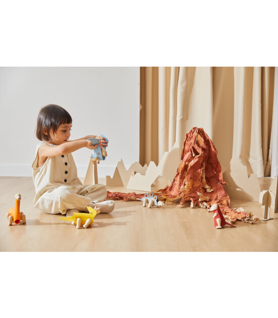 Plantoys Ahşap Kendin Yap Set // Stegosaurus