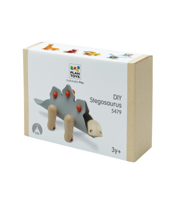 Plantoys Ahşap Kendin Yap Set // Stegosaurus