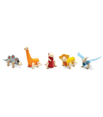 Plantoys Ahşap Kendin Yap Set // Triceratops