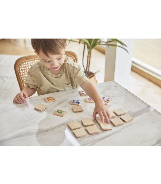 Plantoys Ahşap Hayvan Eşleştirme Oyunu