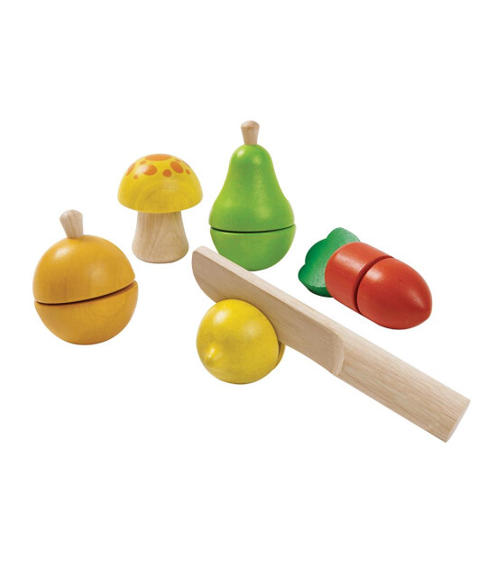 Plantoys Ahşap Meyve Sebze Oyun Seti