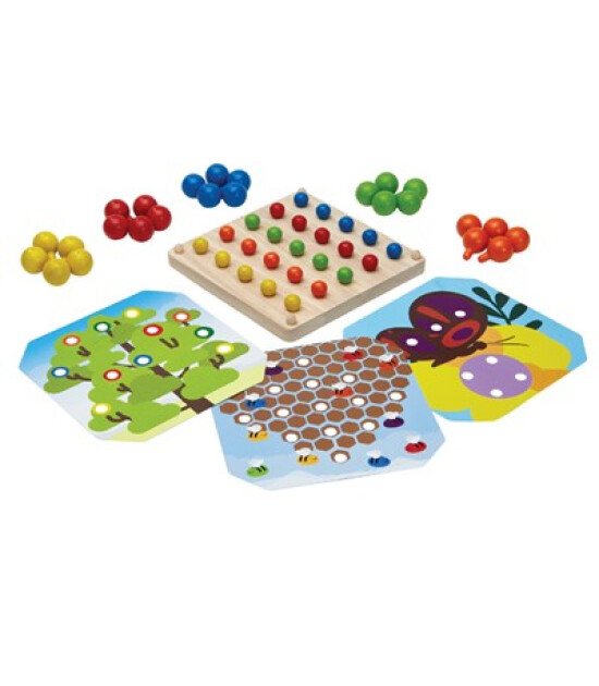 Plantoys Ahşap Creative Peg Board