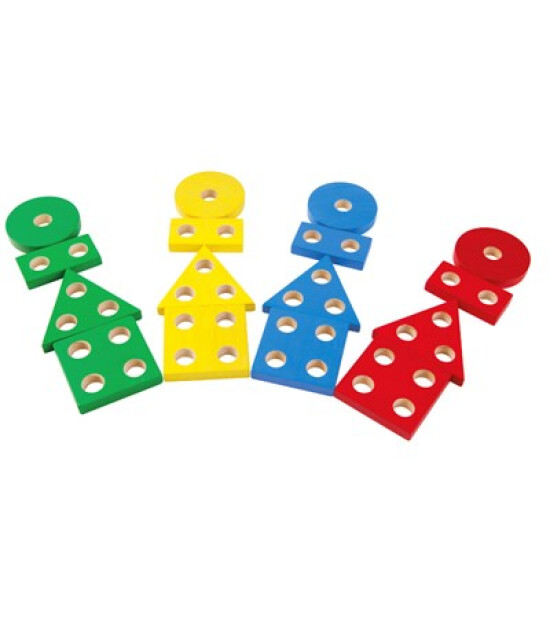 Plantoys Ahşap Geometric Sorting Board