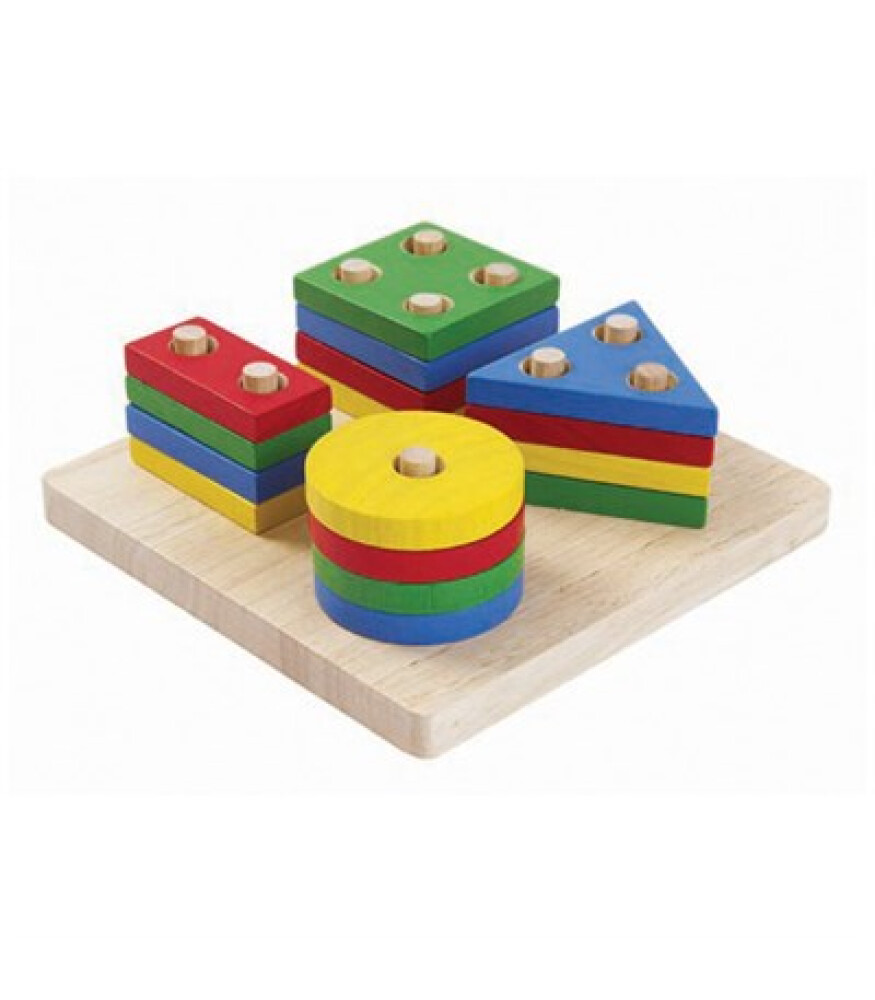 Plantoys Geometric Sorting Board Keyif Bebesi Kids & Toys