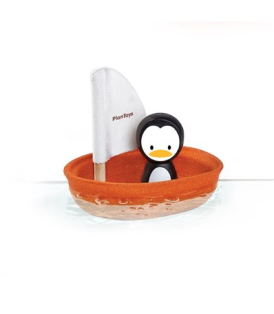 Plantoys Ahşap Yelkenli Gemi - Penguen