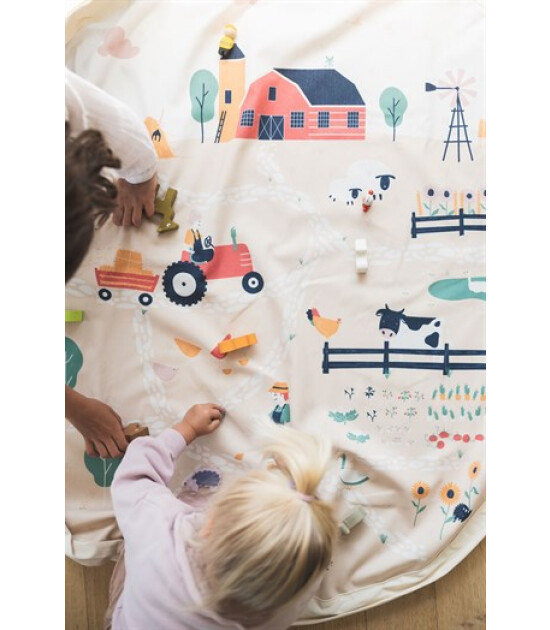 Play and Go Oyuncak Çantası & Oyun Halısı // Farm