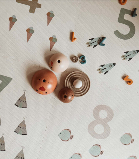 Play and Go Eevaa Puzzle Oyun Matı // Numbers & Dots