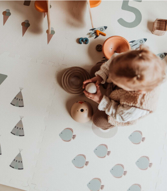Play and Go Eevaa Puzzle Oyun Matı // Numbers & Dots