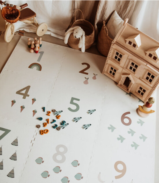 Play and Go Eevaa Puzzle Oyun Matı // Numbers & Dots