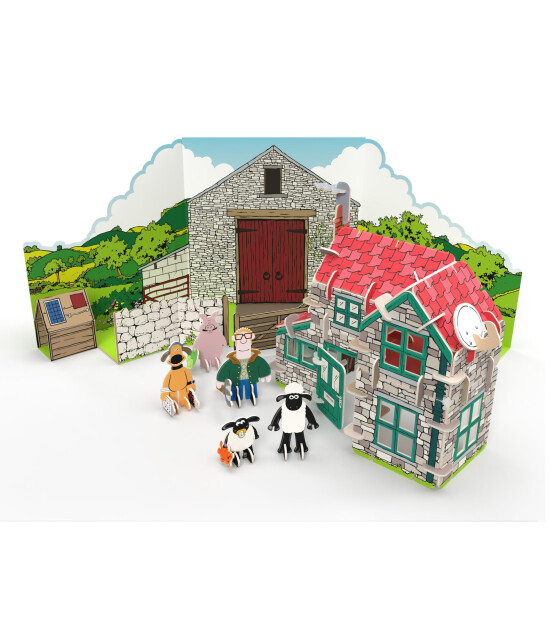 Playpress - Story Playset - Shaun the Sheep Mossy Bottom