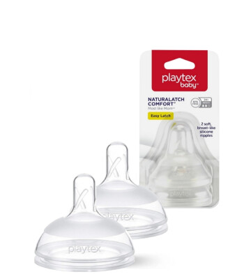 Playtex Baby NaturaLatch Comfort Yenidoğan Biberon Emzik Set (2 Adet) // Orta Akış
