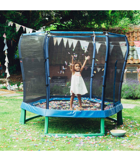Plum File Korumalı Trambolin - 7 ft - Mavi