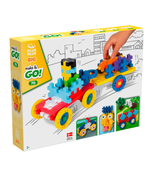 Plus-Plus Big Yaratıcı Blok // Make & Go (70 Parça)