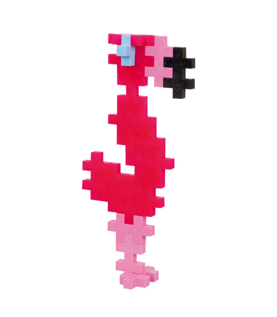 Plus-Plus Big Yaratıcı Blok T&uuml;p // Flamingo (15 Par&ccedil;a)