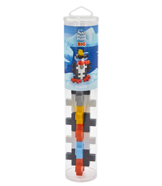 Plus-Plus Big Yaratıcı Blok Tüp // Penguin (15 Parça)