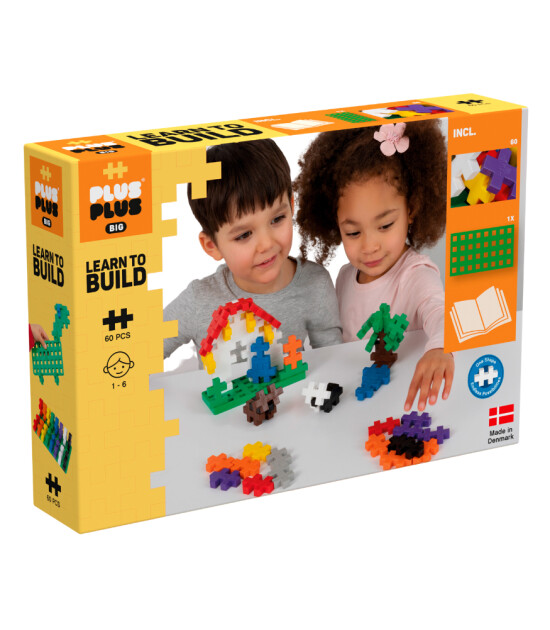 Plus-Plus Big Learn to Build Yaratıcı Blok (60 Parça)