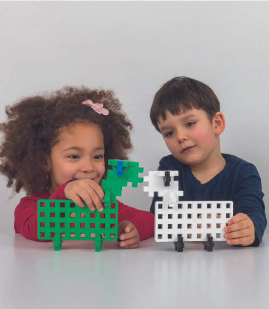 Plus-Plus Big Learn to Build Yaratıcı Blok (60 Parça)