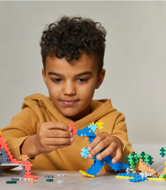 Plus-Plus Learn to Build Yaratıcı Blok // Dinosaurs (600 Parça)