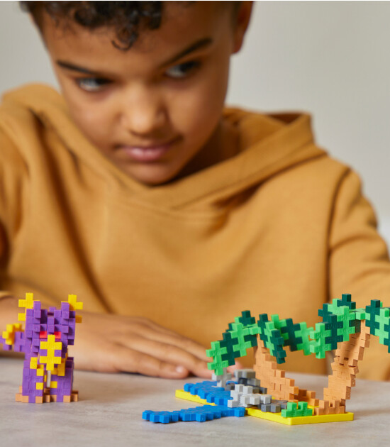 Plus-Plus Learn to Build Yaratıcı Blok // Dinosaurs (600 Parça)