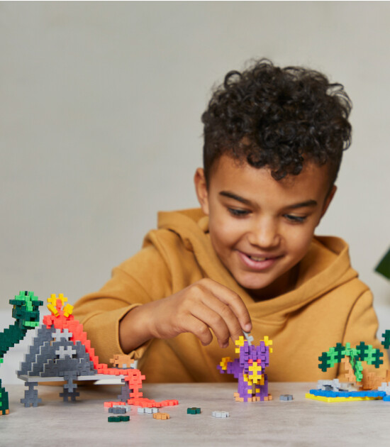 Plus-Plus Learn to Build Yaratıcı Blok // Dinosaurs (600 Parça)