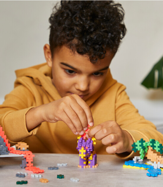 Plus-Plus Learn to Build Yaratıcı Blok // Dinosaurs (600 Parça)