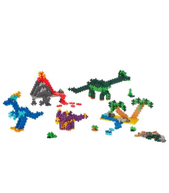 Plus-Plus Learn to Build Yaratıcı Blok // Dinosaurs (600 Parça)