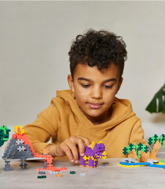 Plus-Plus Learn to Build Yaratıcı Blok // Dinosaurs (600 Parça)