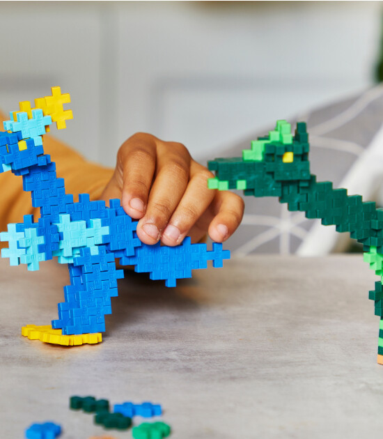 Plus-Plus Learn to Build Yaratıcı Blok // Dinosaurs (600 Parça)