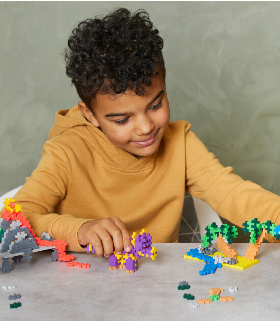 Plus-Plus Learn to Build Yaratıcı Blok // Dinosaurs (600 Parça)