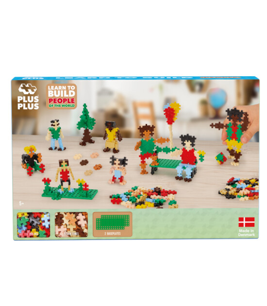 Plus-Plus Learn to Build Yaratıcı Blok // People of the World (275 Par&ccedil;a)