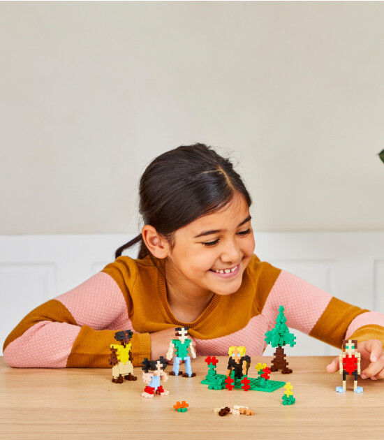 Plus-Plus Learn to Build Yaratıcı Blok // People of the World (275 Par&ccedil;a)