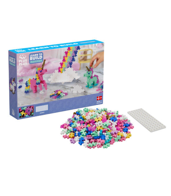 Plus-Plus Learn to Build Yaratıcı Blok // Unicorns (255 Parça)