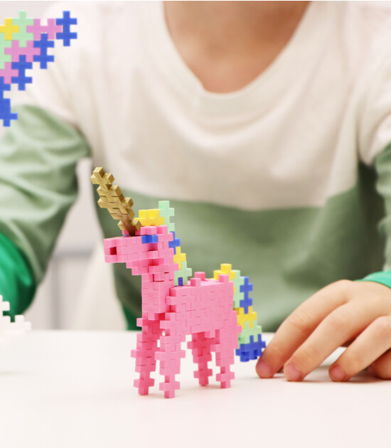Plus-Plus Learn to Build Yaratıcı Blok // Unicorns (255 Parça)