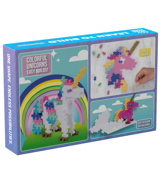 Plus-Plus Learn to Build Yaratıcı Blok // Unicorns (255 Parça)