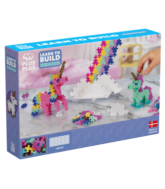 Plus-Plus Learn to Build Yaratıcı Blok // Unicorns (255 Parça)