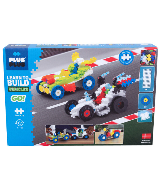 Plus-Plus Learn to Build Yaratıcı Blok // Go Vehicles (500 Parça)