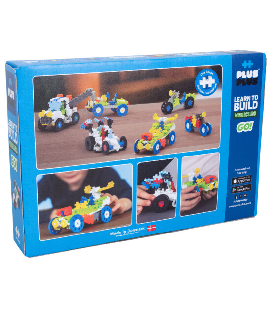 Plus-Plus Learn to Build Yaratıcı Blok // Go Vehicles (500 Parça)