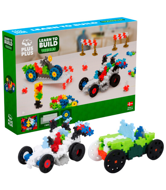 Plus-Plus Learn to Build Yaratıcı Blok // Go Vehicles (500 Parça)