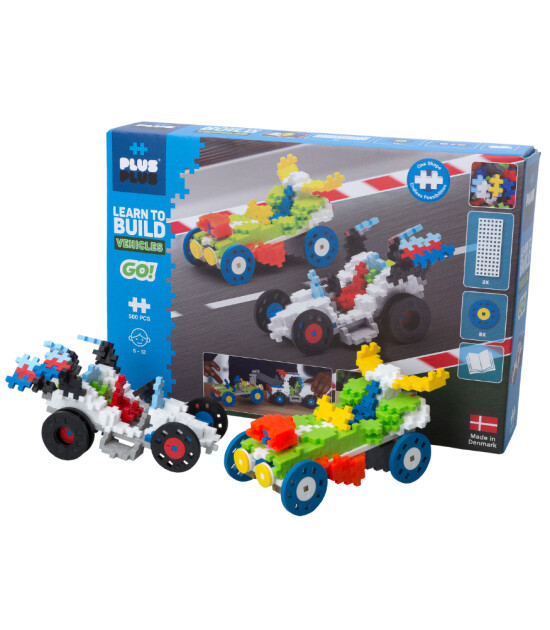 Plus-Plus Learn to Build Yaratıcı Blok // Go Vehicles (500 Parça)